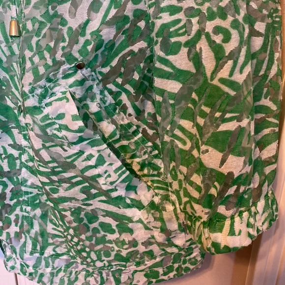 Chicos Sheer Zebra Print Jacket - Picture 3 of 5